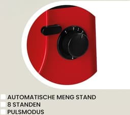 Deegmachine - Kneedmachine - Rood — thumbnail 3