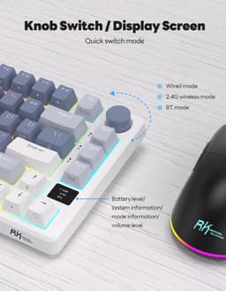 Royal Kludge M75 draadloos gaming toetsenbord — thumbnail 2