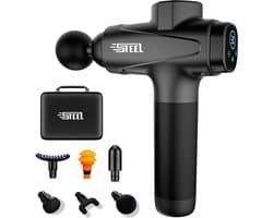Massagepistool, Top Gun, spiermassageapparaat, vibrerend, elektrisch apparaat ter verlichting van pijn en stijfheid, spieren, rug, benen, cervicaal, na sport, krachttraining, cadeau voor mannen en vrouwen