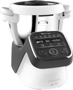 Moulinex YY4260FG keukenmachine 1550 W 3 l Zwart, Roestvrijstaal, Wit — thumbnail 2