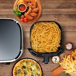 RUX® Heteluchtoven - Oven - Airfryer Oven - Zwart - 27cm x 33cm x 30cm — thumbnail 3