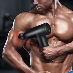 Massagepistool - Spierstimulator - Spierherstel - 6 Intensiteitsniveaus - 16 mm Diepte - Zwart — thumbnail 5