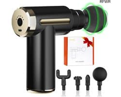Mini Massage Gun - Spier Massager - Spierherstel Bevorderen - Drukgevoelige Activatie - 11 x 4 x 9 cm - Zwart