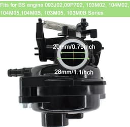 Dailygoods - Carburateur voor Grasmaaier - Vervangbaar Model - Kwaliteit - Geschikt voor Troy-Bilt - 163cc 140cc — thumbnail 5