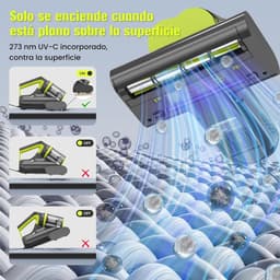 Mijtstofzuiger voor Matras en Bank – UV-C Anti-Allergie Stofzuiger – Handstofzuiger met HEPA Filter – Voor Matrassen, Banken en Stoffering — thumbnail 2