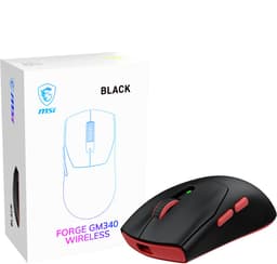 MSI FORGE GM340 WIRELESS BLACK – Gamingmuis – Draadloos RF - Bluetooth – Optisch – 12.000 DPI — thumbnail 2