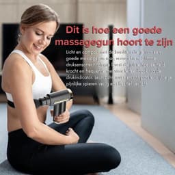 Massage Gun Krachtig en Stil – Massage Apparaat Percussie Met 4 Massagekoppen Voor Gerichte Behandeling – Draagbaar Ontwerp Voor Thuis en Sportgebruik | Compact en Gebruiksvriendelijk in Zwart — thumbnail 5