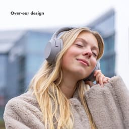 Selencia Urban Play Koptelefoon - Draadloze Koptelefoon met Active Noise Cancelling - Bluetooth Headphones - Cosy Grey — thumbnail 4