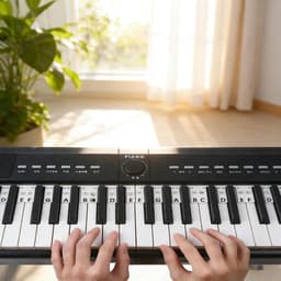 Siliconen Pianostickers voor 61 Toetsen - Verwijderbare Keyboard Stickers Zonder Lijm - Piano Hulpmiddelen voor Beginners en Kinderen Wit — thumbnail 3