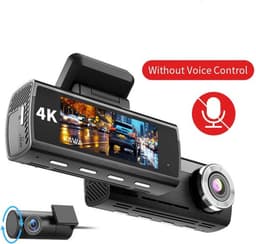 4K Dashcam met GPS, WiFi & 24u Parkeermodus – Voor- en Achtercamera – Sony Sensor – Nachtzicht – Loop Recording – Zwart — thumbnail 4