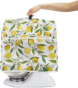 Mixerhoes Keuken - Apparaat Beschermhoes - Keuken Organisatie - Met Opbergvak - Past op 4-8 Liter - Citroen Thema — thumbnail 3