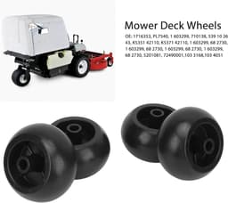 Dailygoods- Wielset 4-delig - Vervanging voor Exmark Explorer - Lekbestendig - Eenvoudige installatie - Geschikt voor Grounds Master - Onderdeelnummers 1716353/PL7540 - Maaiwielen — thumbnail 4