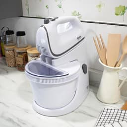 Keukenmachine - Mixer Kneedmachine - Bakken en Mixen - Krachtige 450W Motor - 2.5 Liter - Wit — thumbnail 4