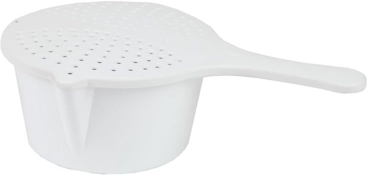 Magnetron Kookpot - Zeef Deksel - Snel Koken - Ingebouwde Zeef - 26.7 cm - Wit — afbeelding 1