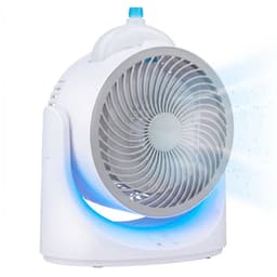 Lomera USB Ventilator - Tafelventilator - Mini Ventilator - Luchtkoeler - Aircooler - Bureau Ventilator - Draagbare Ventilator - LED Verlichting - Koelelement - Handventilator - Desktop Ventilator - Mini Fan - Cooling Fan — thumbnail 1