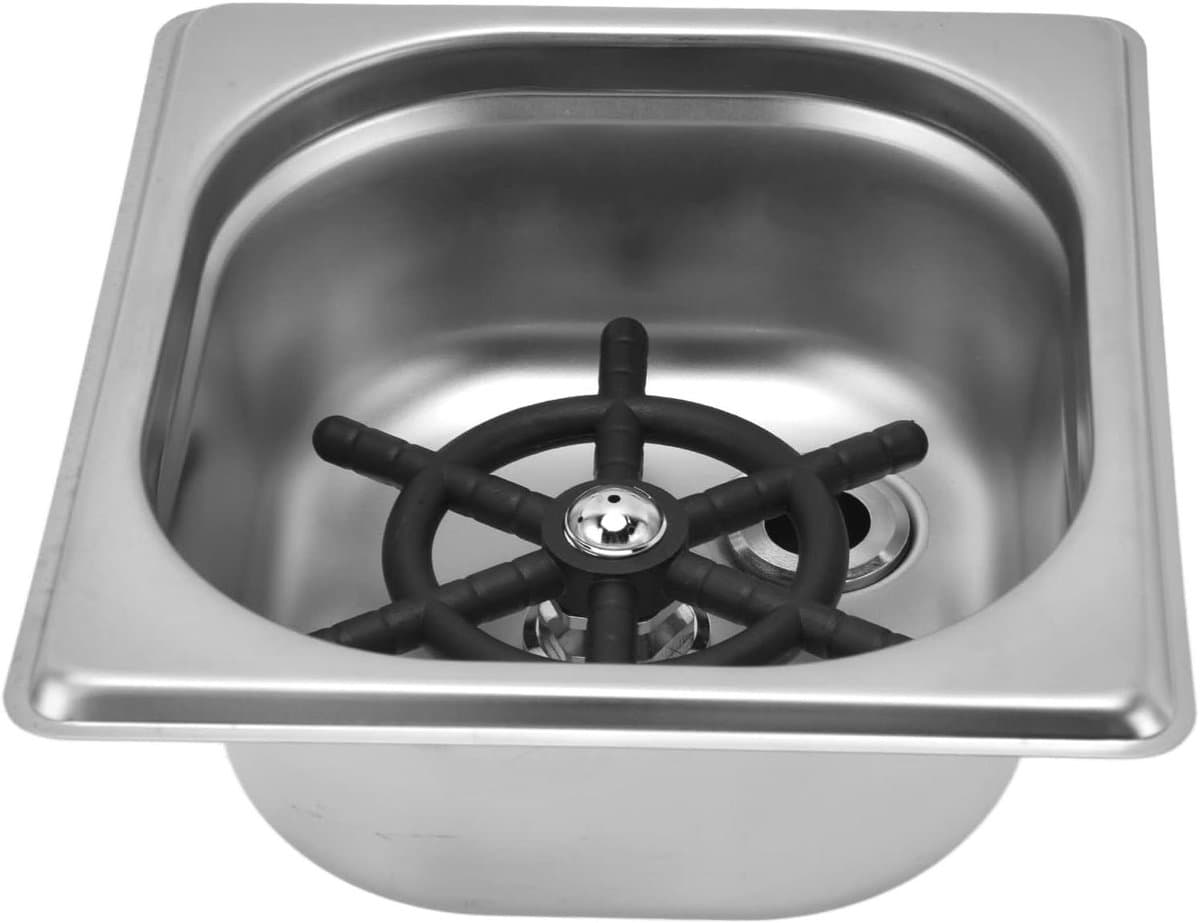 Glazen Spoeler - Bekerwasser Aanrecht - Snel Glazen Reinigen - Automatische Hogedruk - 20 x 18 x 13 cm — afbeelding 1