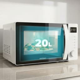 Magnetron met Grill - Oven Magnetron - Snel Eten Opwarmen - 3DWave Technologie - 20 Liter - Wit — thumbnail 4