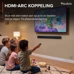 Soundbar - Audizio SB90 - HDMI-ARC - Bluetooth - 90 Watt - Optisch - Soundbar voor TV - 90 cm breed — thumbnail 3