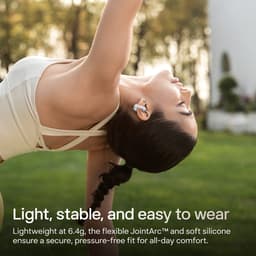 Shokz OpenDots 2 Open-ear Clip-on Oortjes – Dolby Audio – Draadloze Oordopjes – Wit — thumbnail 4