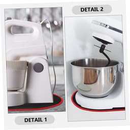 Mixer Glijpads Set - Apparaat Onderzetters - Keuken Gemak - Antislip Bewegingsmat - 33x20cm - Rood — thumbnail 2