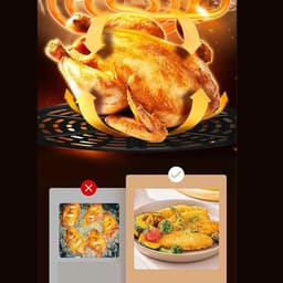 Luchtfriteuse Oven - Elektrische Frituurpan - Grote Maaltijden - 6L Capaciteit - 35x30x30cm - #911 — thumbnail 3