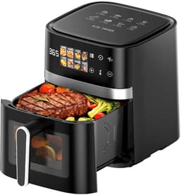 UrbanSelect - Airfryer 5.5 Liter - 8 kookprogramma's - Minder vet — thumbnail 1