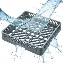 Universele Vaatwasser Mand voor Glazen en Koppen 500x500mm Krasvrij Stapelbaar — thumbnail 1