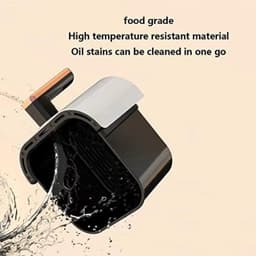 Heteluchtfriteuse - Multifunctionele Keukenapparatuur - Gezond Koken - Olievrij Frituren - 5 Liter Capaciteit - Roze — thumbnail 3