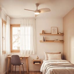Fantiluxe - Oliver - Plafondventilator met verlichting - Wit - Ø76cm - Afstandsbediening - Met lamp - Plafond ventilator - Slaapkamer — thumbnail 4
