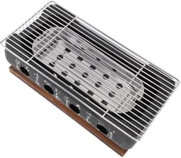Dailygoods- Barbecue Draagbare Japanse Grill - Houtskoolgrill - Aluminiumlegering - Compact - Multifunctioneel - Snelle Verwarming — thumbnail 4