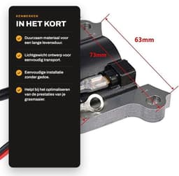 Dailygoods- Ontstekingsspoel Universele Vervanging - 2-takt Grasmaaier - 43cc/52cc Motor - Duurzaam - Lichtgewicht - Eenvoudig te Installeren - Motoronderdeel — thumbnail 2
