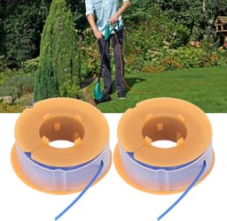 Grasmaaier Spoellijn - Trimmer Spoelen - Gazon Onderhoud - Duurzaam Nylon - 2 Stuks - Blauw — thumbnail 3