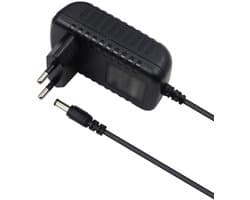 Externe Harde Schijf Oplader - Voeding Adapter - Externe Schijf Voeden - Kortsluitbeveiliging - 12 V - Zwart