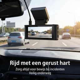 SyncGear 4K Dashcam Pro Inclusief SD Kaart - Nieuw 2026 - Met 2K Achter Camera - Wifi & GPS - Dashcam Draadloos - Ingebouwde ADAS - Dual Dashcam - Dashcam voor Auto Voor en Achter - WDR — thumbnail 5