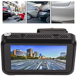 Dashcam voor en achter 1080P, G-sensor, parkeermodus, 3 inch LCD, bewegingsdetectie, looprecording, max. 32GB — thumbnail 2