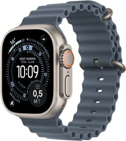 Apple Watch Ultra 3 gps + Cellular - 49mm natural Titanium Case - Anchor Blue Ocean Band Smartwatch Natural — thumbnail 1