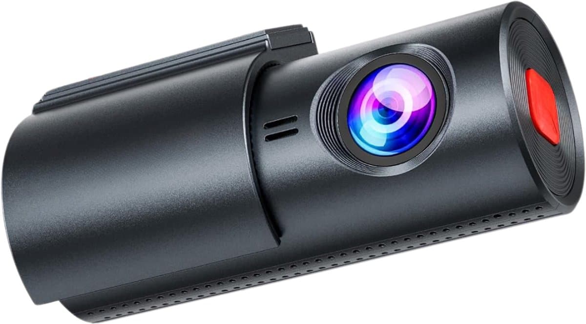 DnA® Dashcam - Dashcam Voor Auto - Dashcams - Dashcam Voor Auto Voor en Achter - Dashcam Draadloos - Zwart - 9cm x 4cm x 4cm — afbeelding 1
