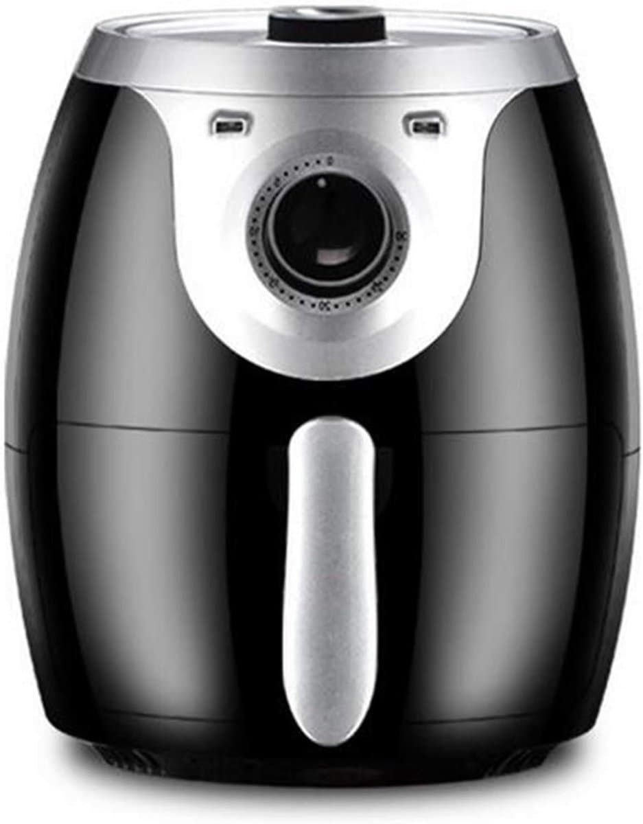 Compacte Mini Oven - Gezonde Frituurpan - Snelle Maaltijden - Veelzijdige Kookopties - 4 Liter Inhoud - Zwart — afbeelding 1