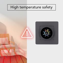 Slimme Thermostaat - Wifi Regelaar - Waterverwarming - APP en knopbediening - 95-245V AC - Wit — thumbnail 3