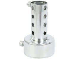 Geluidsdemper voor motorfietsuitlaatpijp, 48 mm x 80 mm