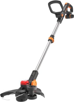QUOVO® Kantenmaaier - Grasmaaier - Accugrasmaaier - Zwart/Oranje - 110cm x 35cm x 1cm — thumbnail 1