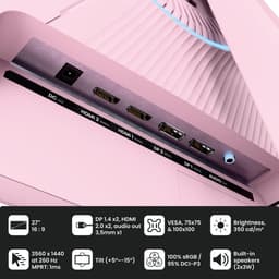 Arozzi Nova 27" Gaming Monitor - QHD IPS - 260Hz - Roze — thumbnail 4