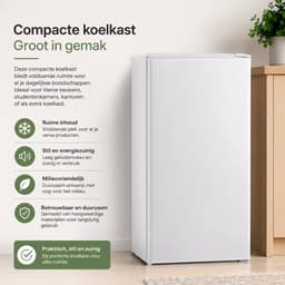 Celestul Koelkast - 91L - Tafelmodel - IJskast - Frigo - Vrijstaand - Zwart — thumbnail 5