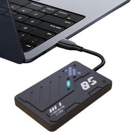 Externe Harde Schijf - Draagbare Opslag - Bestanden Opslaan - RGB Verlichting - 1 TB - Zwart — thumbnail 5