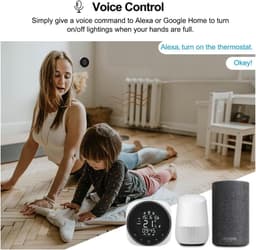 Slimme Thermostaat - Temperatuurregelaar - Energie Besparen - App Bediening - 90-240V AC - Wit — thumbnail 5