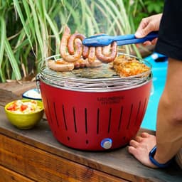 LotusGrill Classic Hybrid Tafelbarbecue - Ø350mm - Rood — thumbnail 3