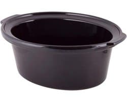 Kom container pan - Slowcooker kuip - Keuken machine - Origineel onderdeel - 39 Kilogram - Zwart