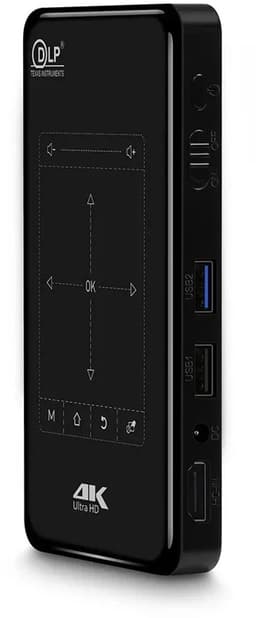 DLP P09-II - Beamer - Projector Beamer - Mini Meamer - 3DLP - Full HD 1080P 4k - 5W - 854x480dpi - Automatische focus - met WiFi - 50 ANSI Lumens - 5000mAh - Zwart — thumbnail 5