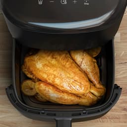 Heteluchtfriteuse - Airfryer - Gezond Koken - 10 Automatische Programma's - 5 Liter - Zwart — thumbnail 3