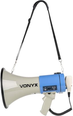 Vonyx MEG060 megafoon met sirene - Inclusief tas en oplaadbare accu - 60W — thumbnail 2